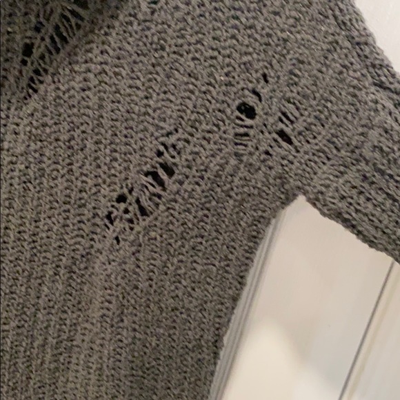 Express Charcoal Gray Turtleneck Sweater - Picture 2 of 5